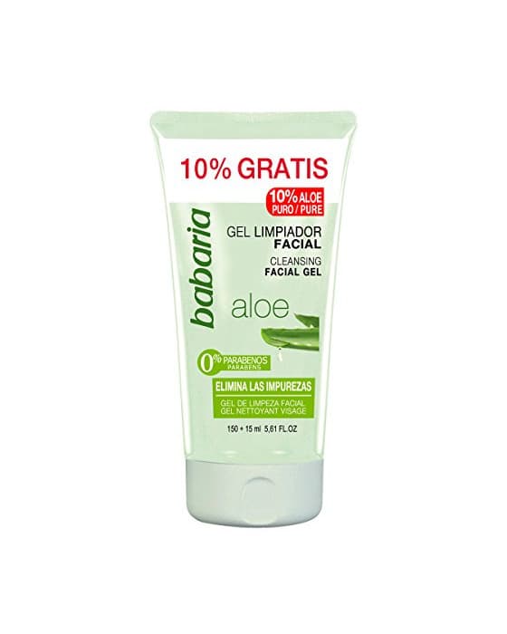 Belleza Babaria Aloe Vera - Gel limpiador facial