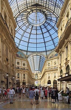 Lugar Galería Vittorio Emanuele II