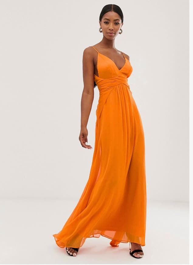 Fashion Vestido naranja 