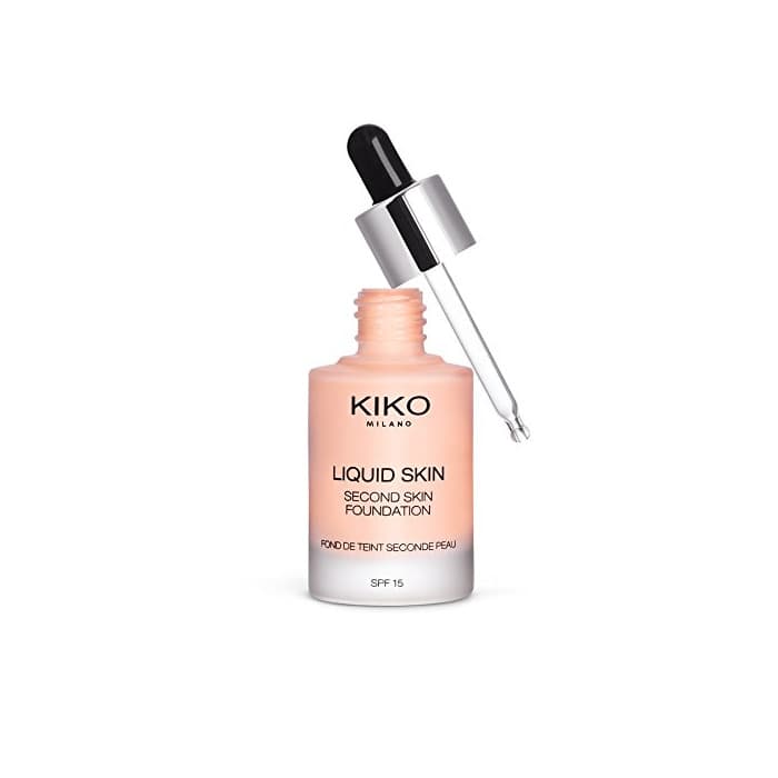 Producto Kiko Milano líquido piel Second Skin Fundación Líquido Fundación con un efecto