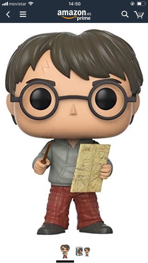 Product Harry Potter Figura de vinilo Harry with Marauders Map (Funko 14936)