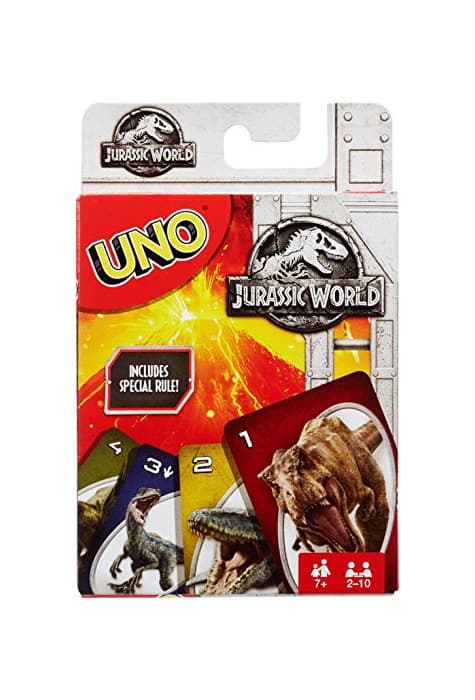 Producto Juegos Mattel Jurassic Park Juego de Cartas UNO,