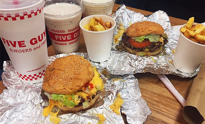 Restaurantes Five Guys - Gran Vía