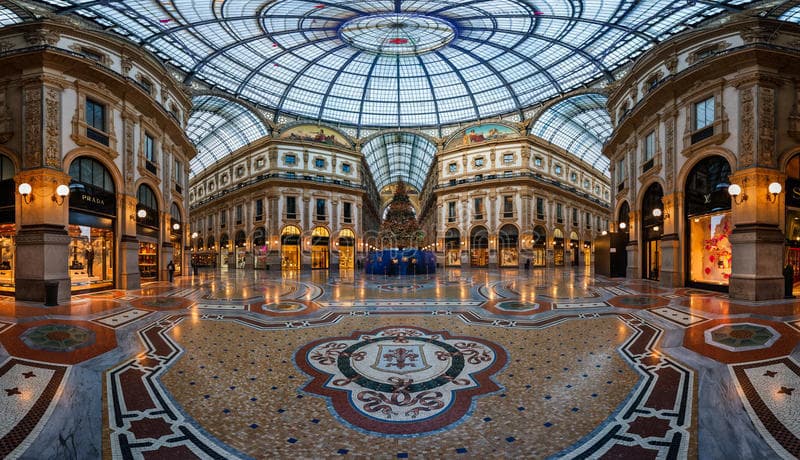 Lugar Galería Vittorio Emanuele II