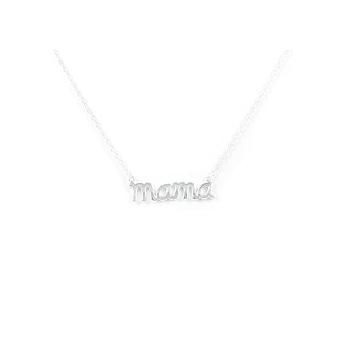 Fashion Collar de Plata con Mama