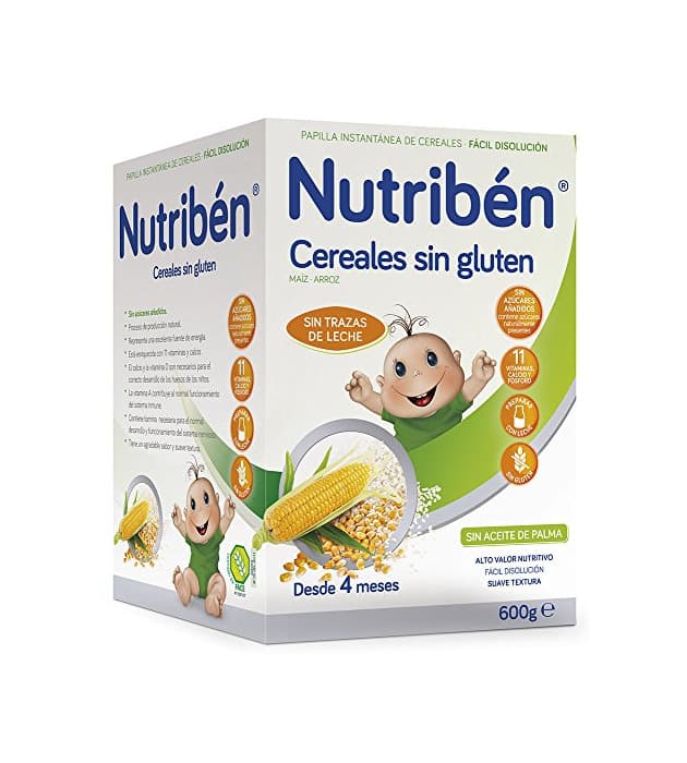 Producto Nutribén Papilla Cereales sin Gluten