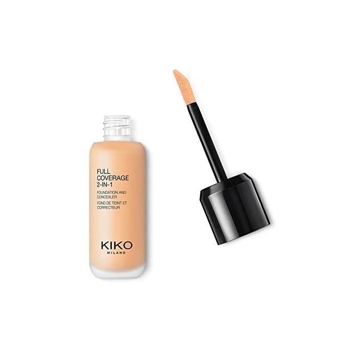 Belleza KIKO Milano Cobertura completa 2 en 1 base y corrector maquillaje 25