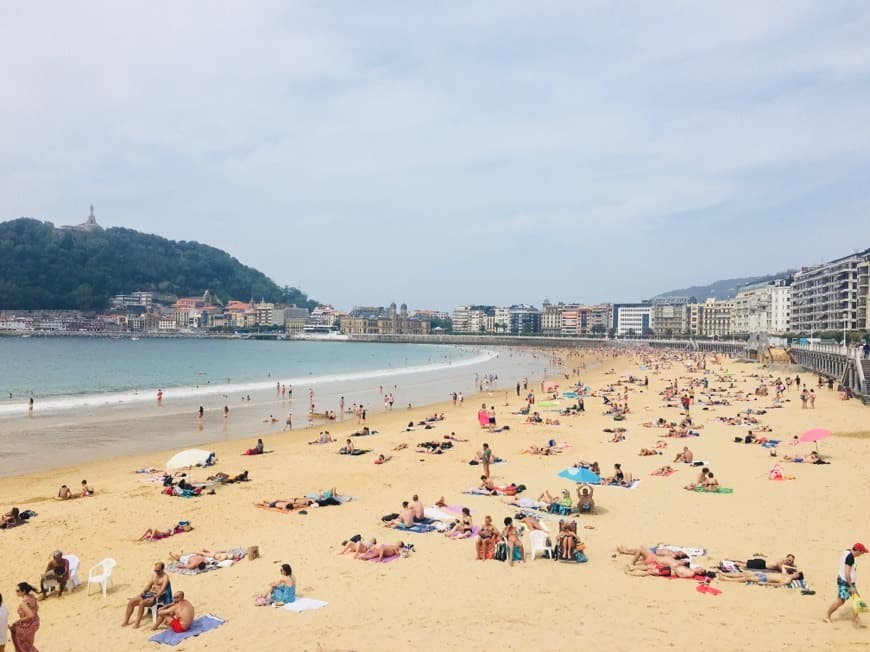 Place Playa de la Concha en San Sebastián