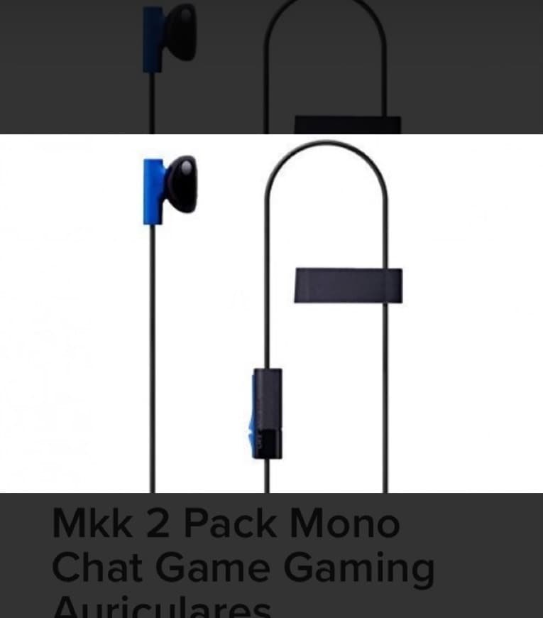 Producto Mkk 2 Pack Mono Chat Game Gaming Auriculares
