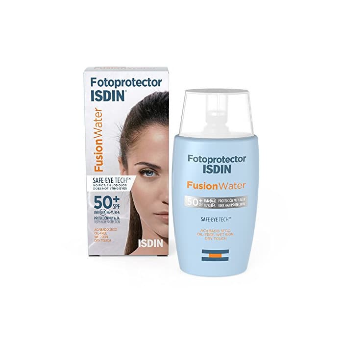 Beauty Isdin Fusion Water - Fotoprotector facial diario SPF 50+ de base acuosa