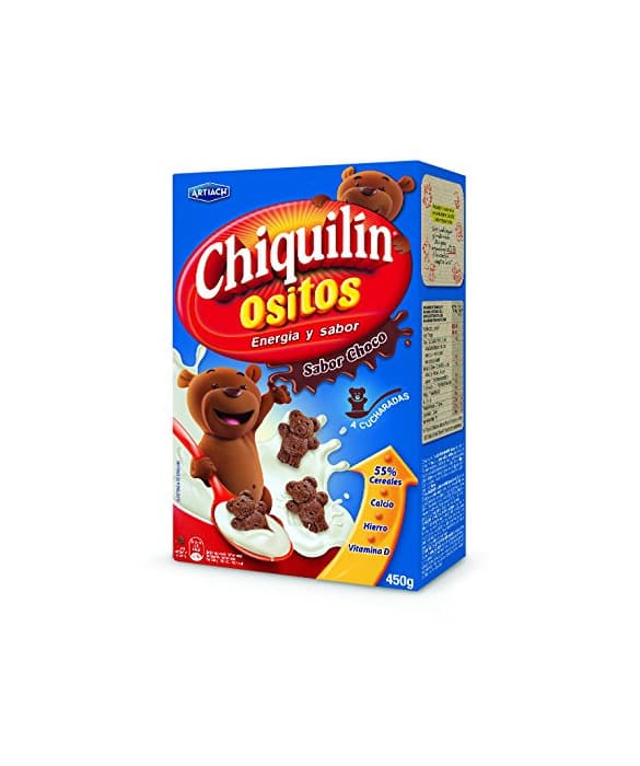 Producto Artiach Chiquilín Ositos - Galletas de cereales sabor Chocolate