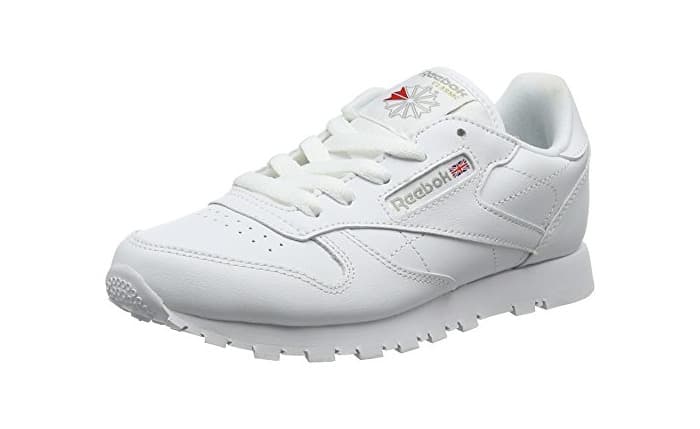 Moda Reebok Classic Leather, Zapatillas de Trail Running Unisex Niños, Blanco