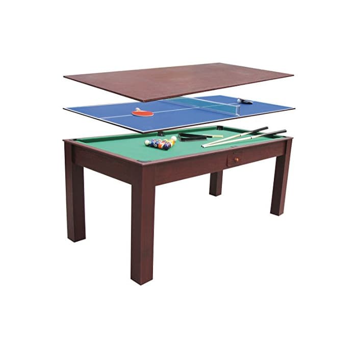 Fitness Billar 3 en 1 ping pong y mesa de comedor escritorio 1