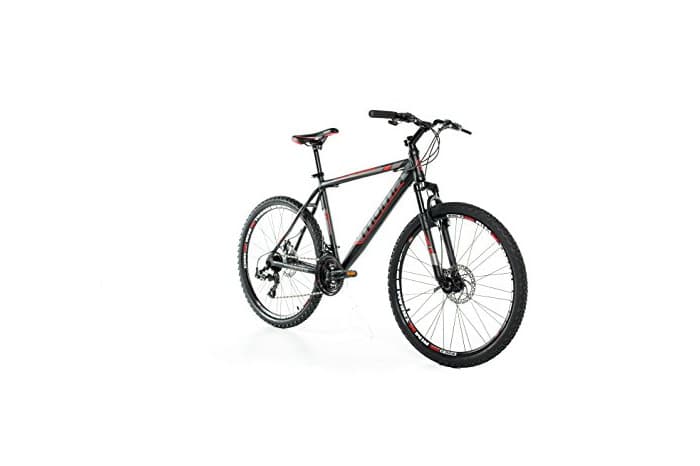 Fitness Moma Bikes Bicicleta Montaña GTT 26" Alu, SHIMANO 24V, Doble Freno Disco,