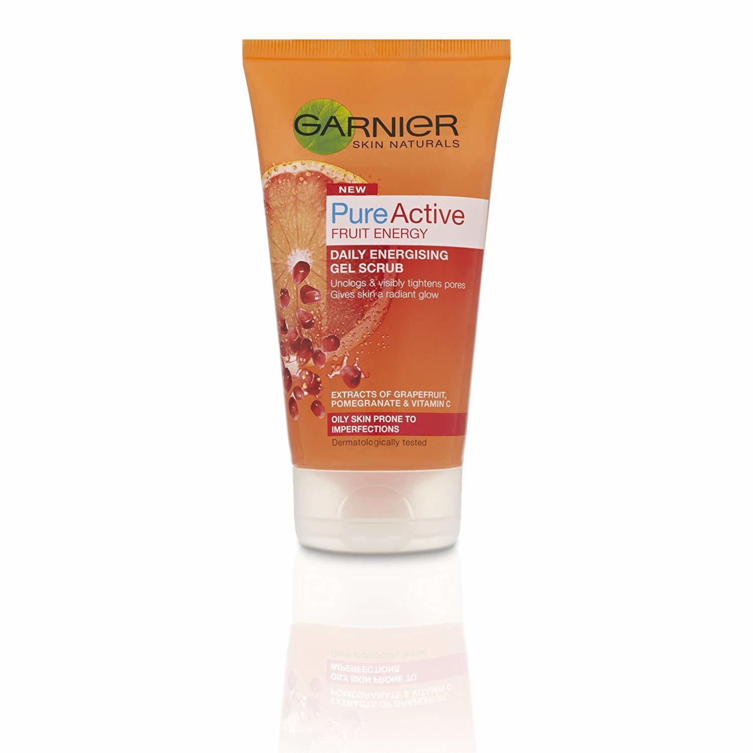 Fashion PURE ACTIVE FRUIT ENERGY GEL EXFOLIANTE Garnier precio