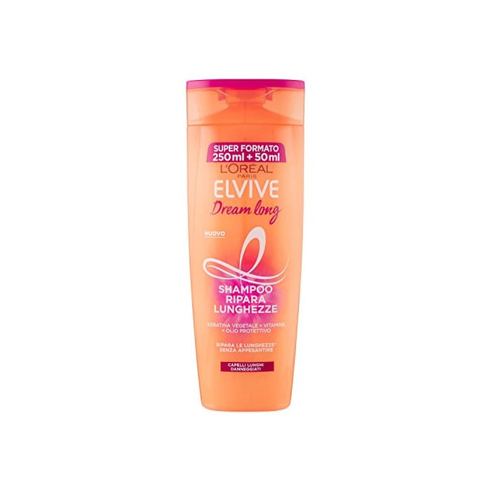 Belleza Elvive Dream Long Champú Reconstructor - 3 Recipientes de 285 ml -