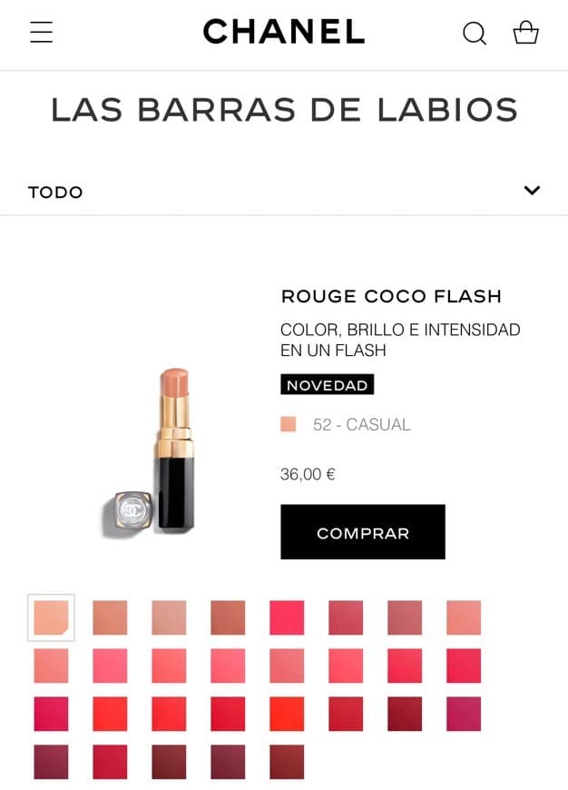 Moda Barras de Labios Chanel