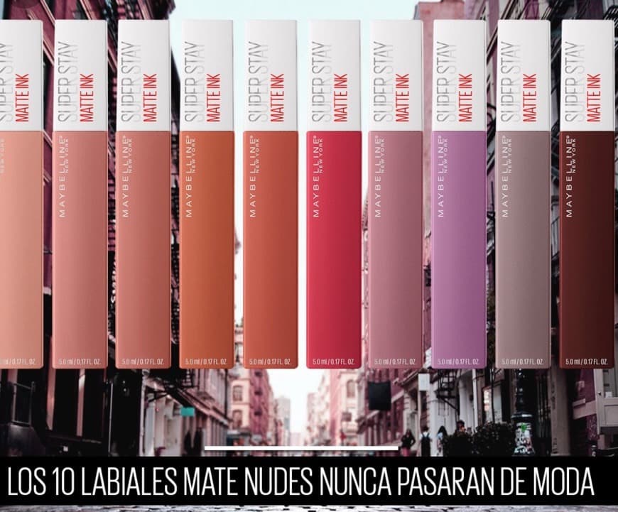 Belleza Maybelline New York Superstay Matte Ink Barra de Labios Mate