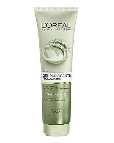 Belleza L'Oreal Paris Dermo Expertise Gel Limpiador Purificante Arcillas Puras Verde