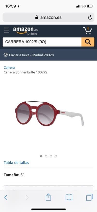 Producto CARRERA 1002/S 003