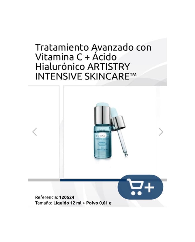 Producto Tratamiento Avanzado con Vitamina C