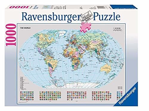 Producto Ravensburger - Mapamundi político, Puzzle de 1000 Piezas