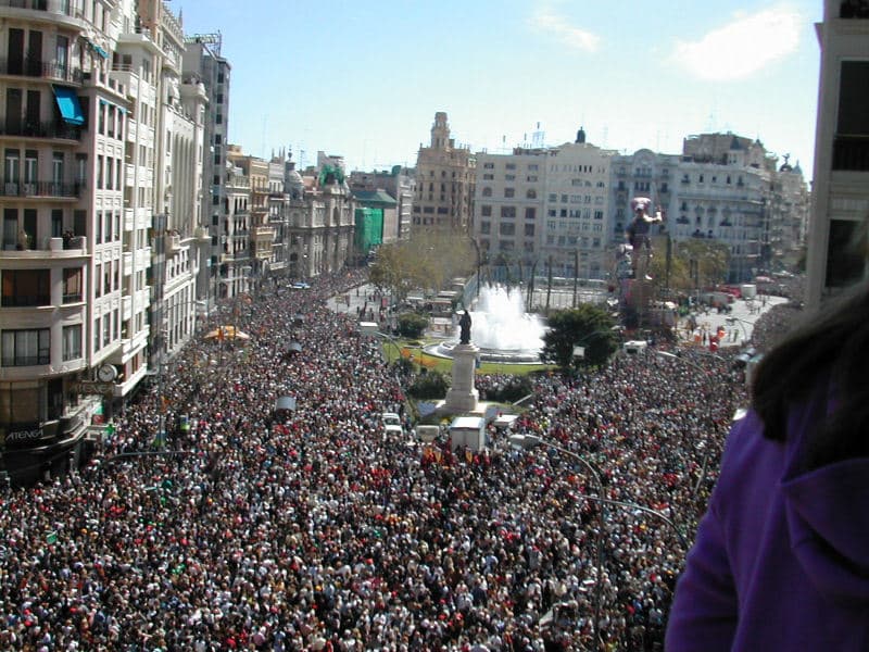 Lugar Mascletà Plaça de L' Ajuntament