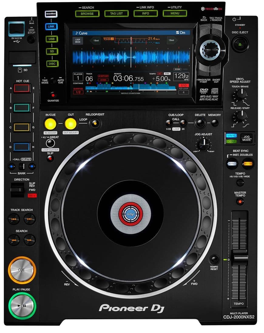 Fashion CDJ-2000NXS (archived) Pro-grade digital DJ deck (black ...