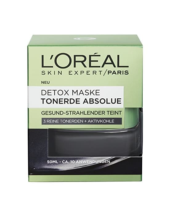 Beauty L 'Oréal Paris arcilla absolue Detox Máscara, 1er Pack