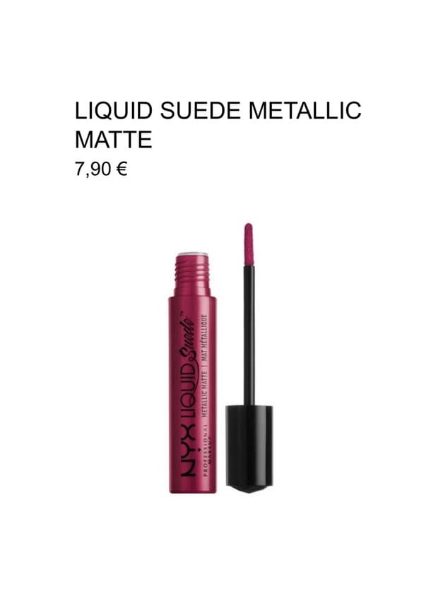 Product Liquid suede metallic