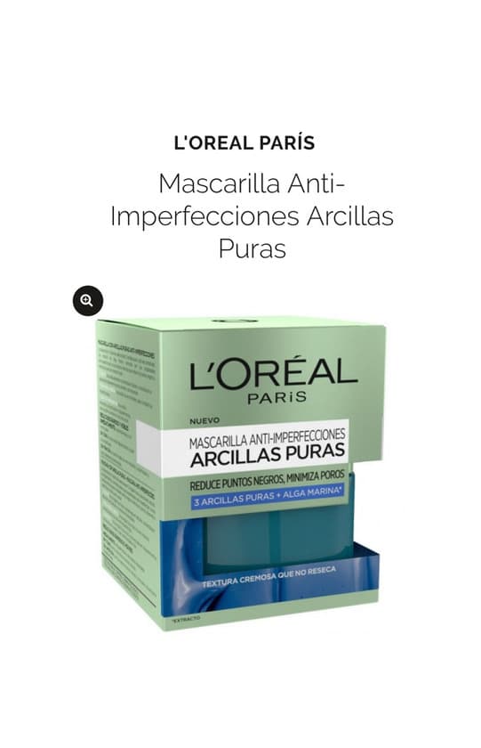 Product Mascarilla arcillas puras