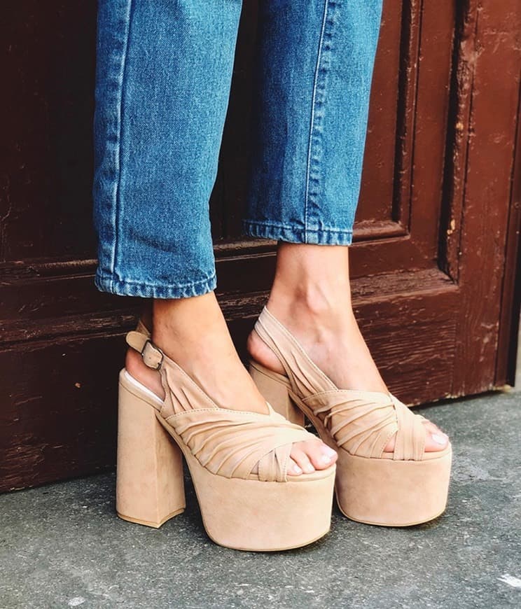 Product Rock It Nude Suede by Jeffrey Campbell