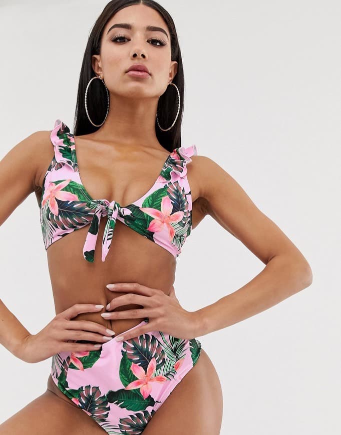 Product Top bikini flores