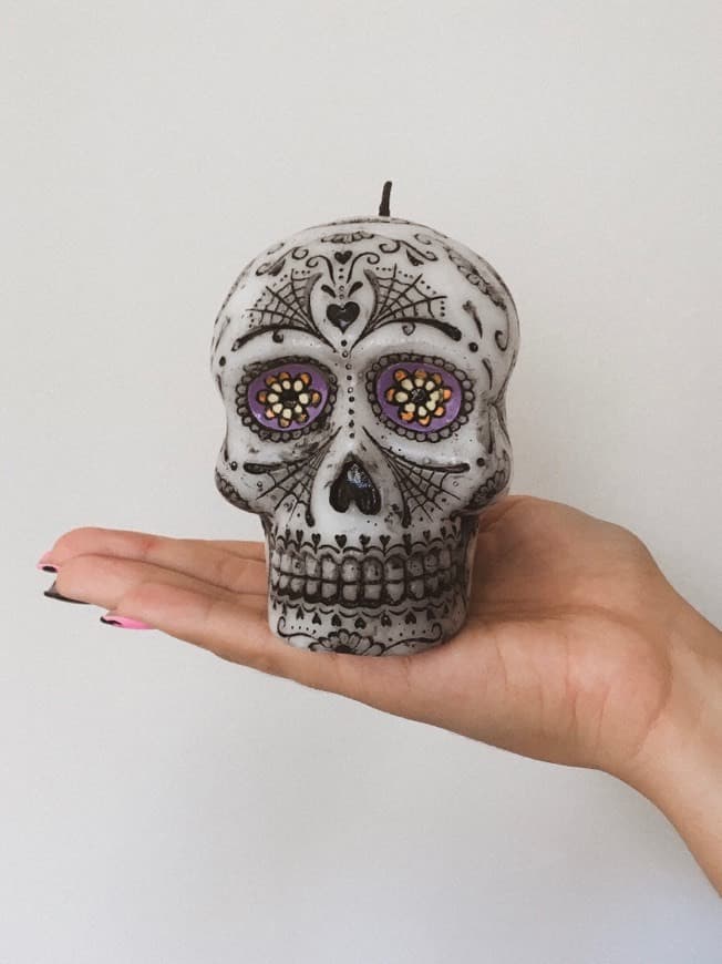 Elemento de la categoría hogar Vela de calavera 