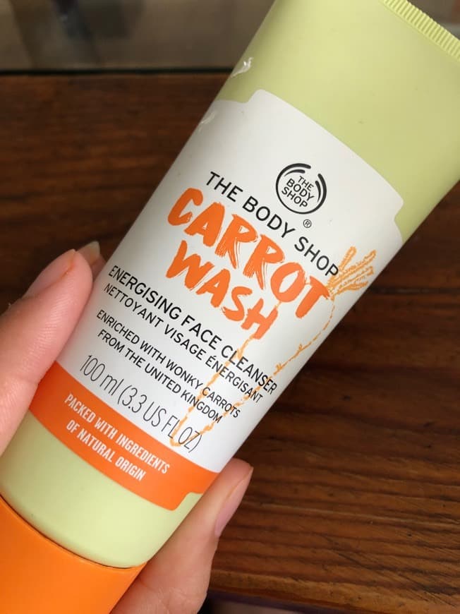 Product CARROT WASH THE BODY SHOP