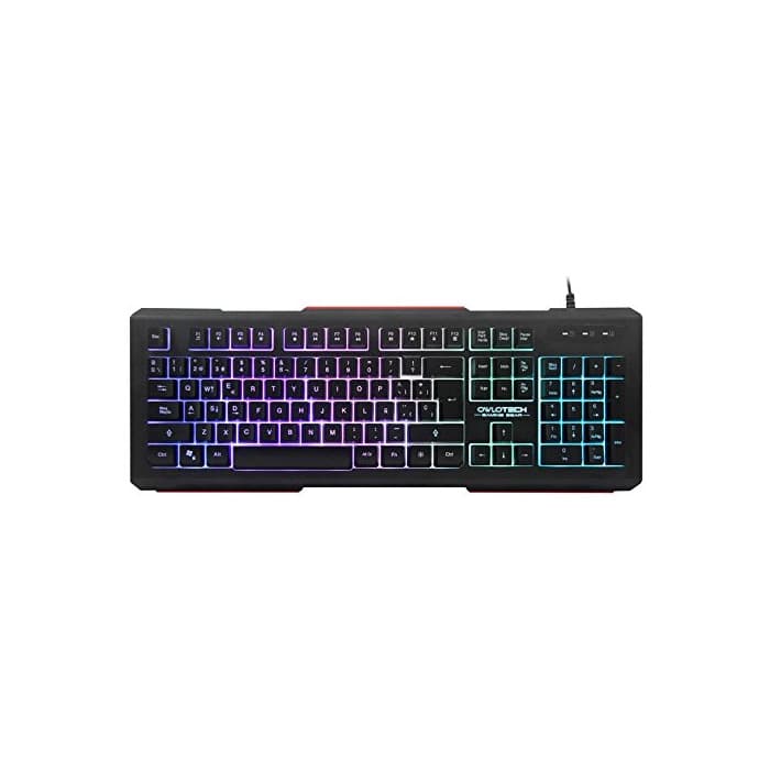 Electrónica Owlotech K9 - Teclado RGB Backlit Gaming