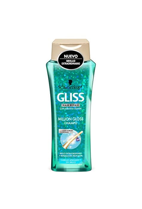 Belleza Schwarzkopf Gliss Million Gloss Champú Para Cabello Apagado Y Sin Brillo