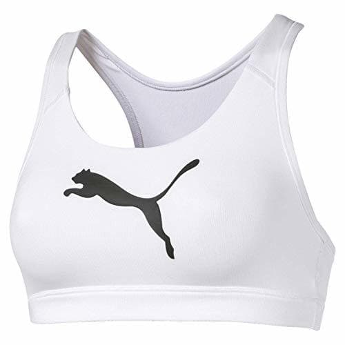 Fitness Puma 4Keeps Bra M Top, Mujer, Blanco