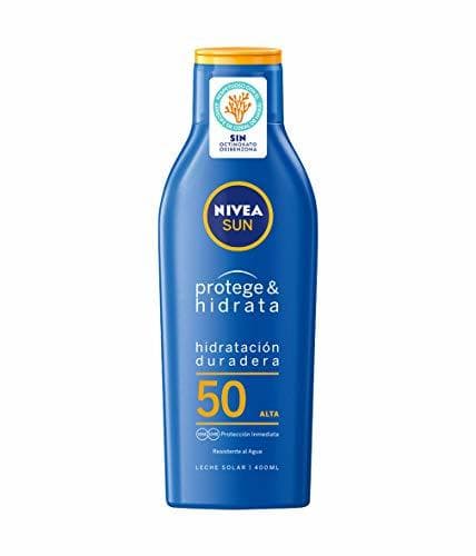 Belleza NIVEA SUN Protege & Hidrata Leche Solar FP50+ Protector solar hidratante y