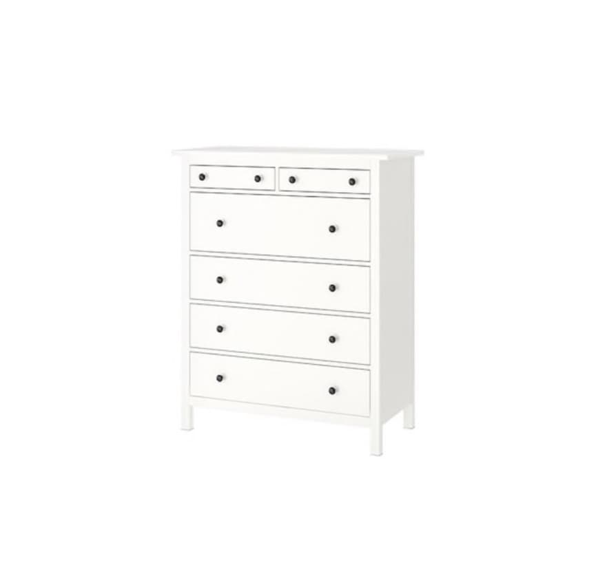 Product HEMNES Cómoda de 6 cajones Blanco 108 x 131 cm