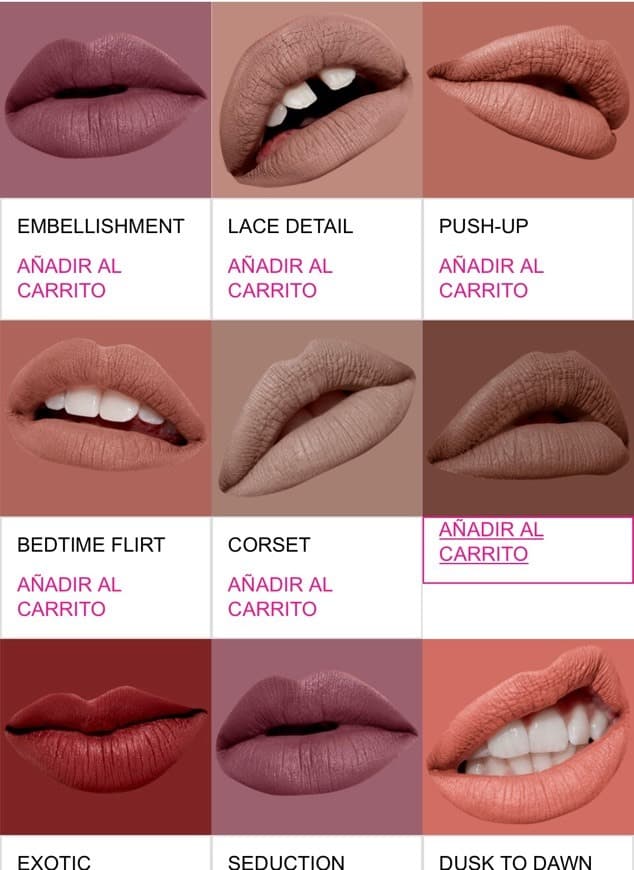 Fashion Labial push up mate. Tono: bedtime flirt