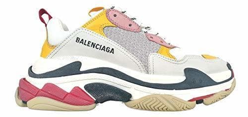 Moda Balenciaga - Zapatillas Unisex Sneakers Oversize Triple S 524038 W09O5 de Piel