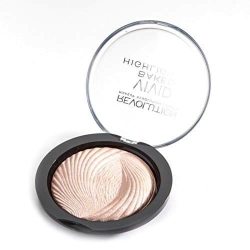 Belleza Makeup Revolution Vivid Baked Highlighter Peach Lights Rozświetlacz do twarzy wypiekany 7