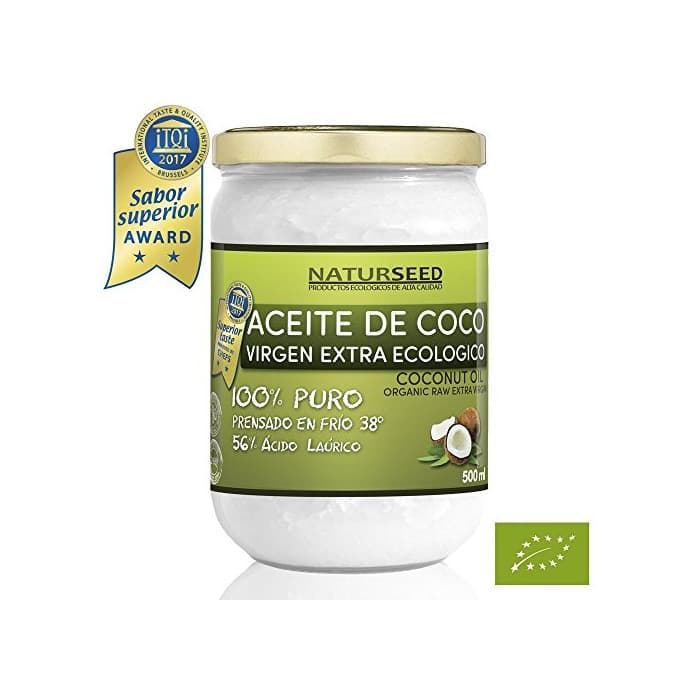 Producto Naturseed - Aceite de coco Virgen Extra Orgánico - Para uso Estético