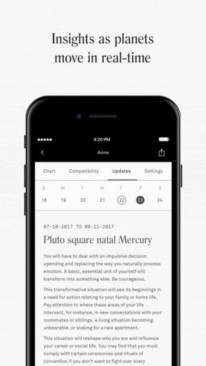 App Co–Star Personalized Astrology