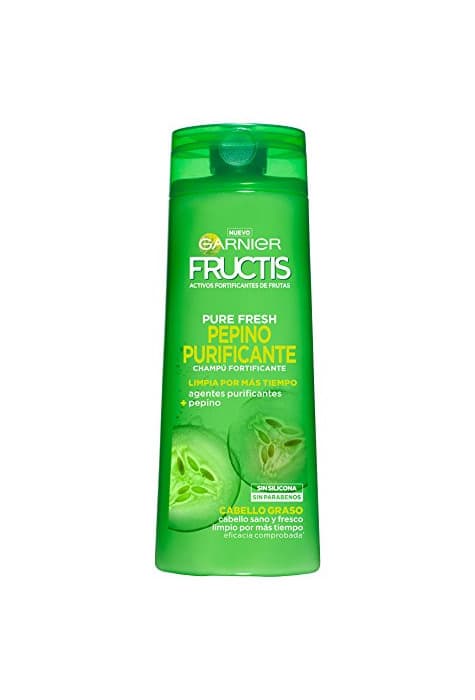 Beauty Garnier Fructis Champú Pure Fresh Pepino Purificante