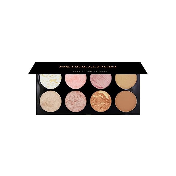 Beauty Makeup Revolution Ultra Blush Palette Golden Sugar Paleta do konturowania twarzy