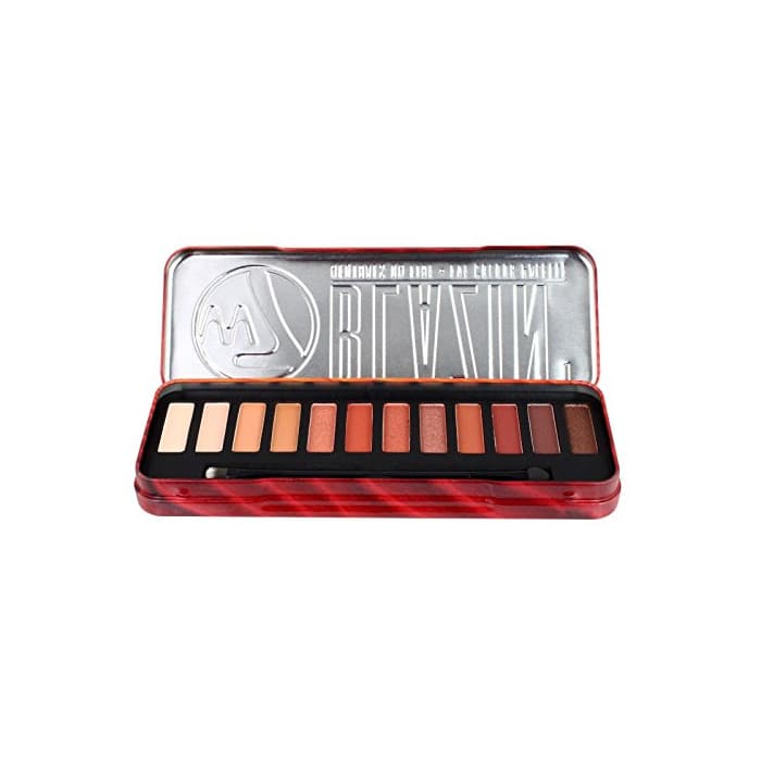 Beauty Nueva W7 Blazin 'varios colores en llamas – ojos paleta de colores – 12 plalette