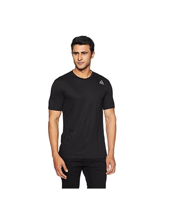 Fitness Reebok Wor Supremium 2.0 Tee Sl Camiseta, Hombre, Negro