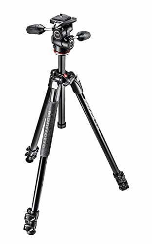 Electronic Manfrotto 290 Xtra - Kit trípode de 3 Secciones y rótula 3